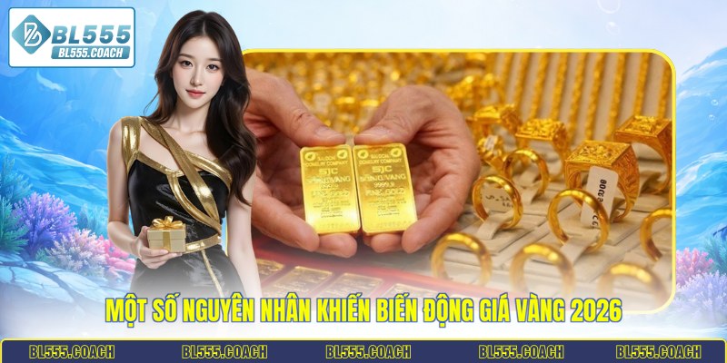 Một số nguyên nhân khiến biến động giá vàng 2026